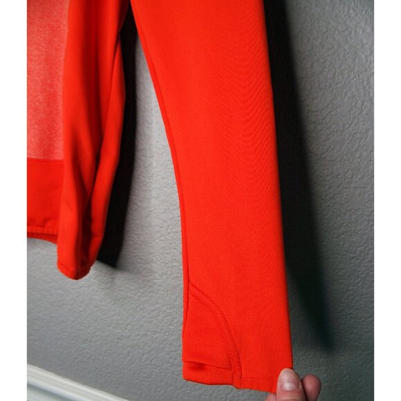 Auburn University AU Under Armour ColdGear Orange & Blue Zip Front Pullover Sz L - Picture 6 of 8